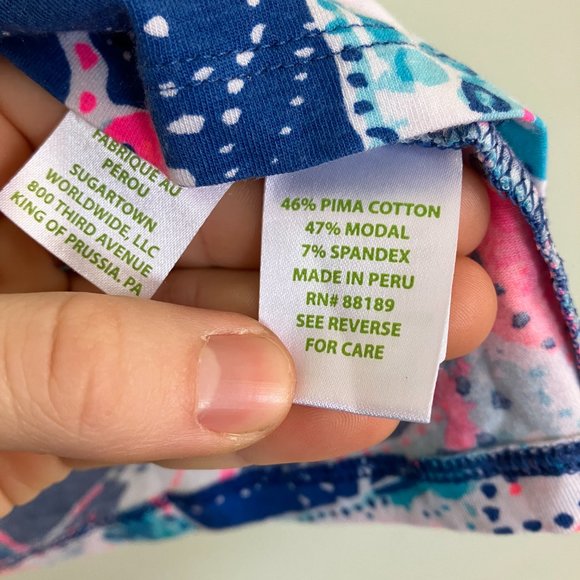 Lilly Pulitzer dori tee starfish print short sleeve t-shirt size XXS - Picture 6 of 9